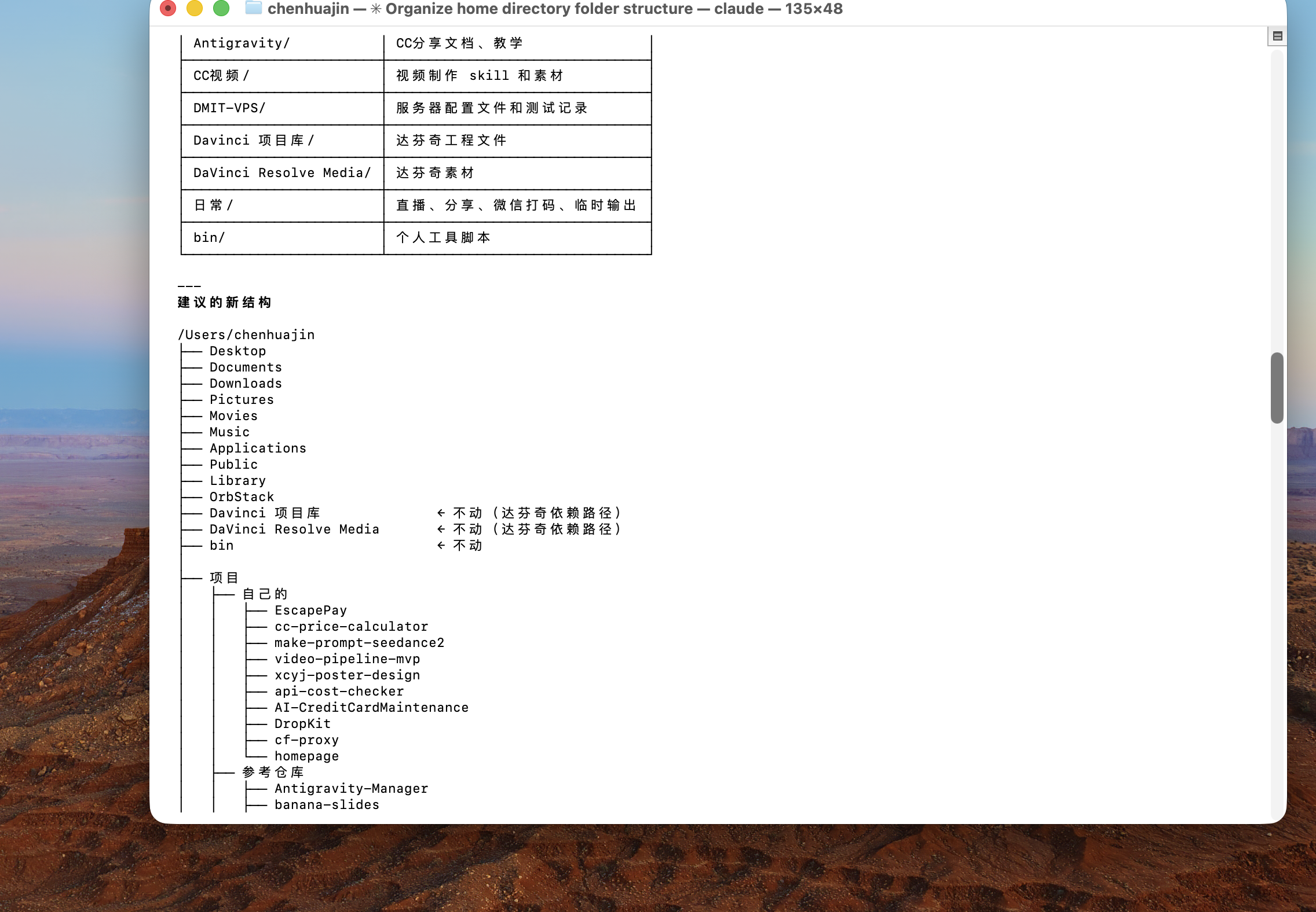 CC 给出的文件夹结构建议