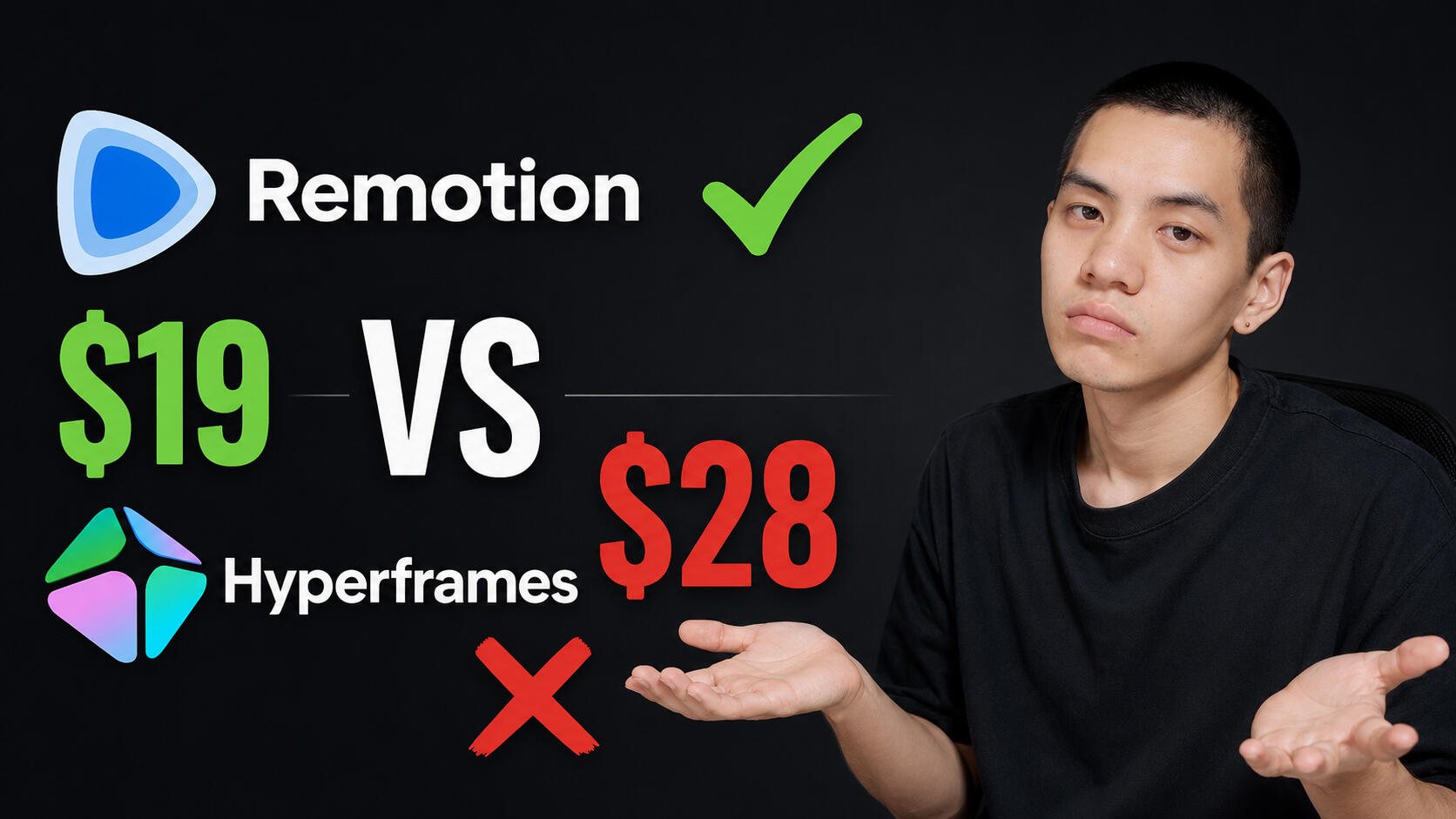 AI 做视频特效，用了 Remotion，我再也不想碰 Hyperframes
