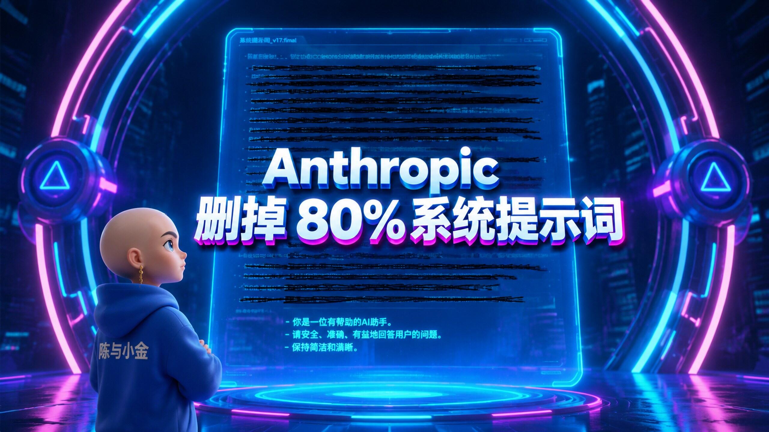 Anthropic 删掉 80% 系统提示词：Claude 5 上下文工程新规拆解