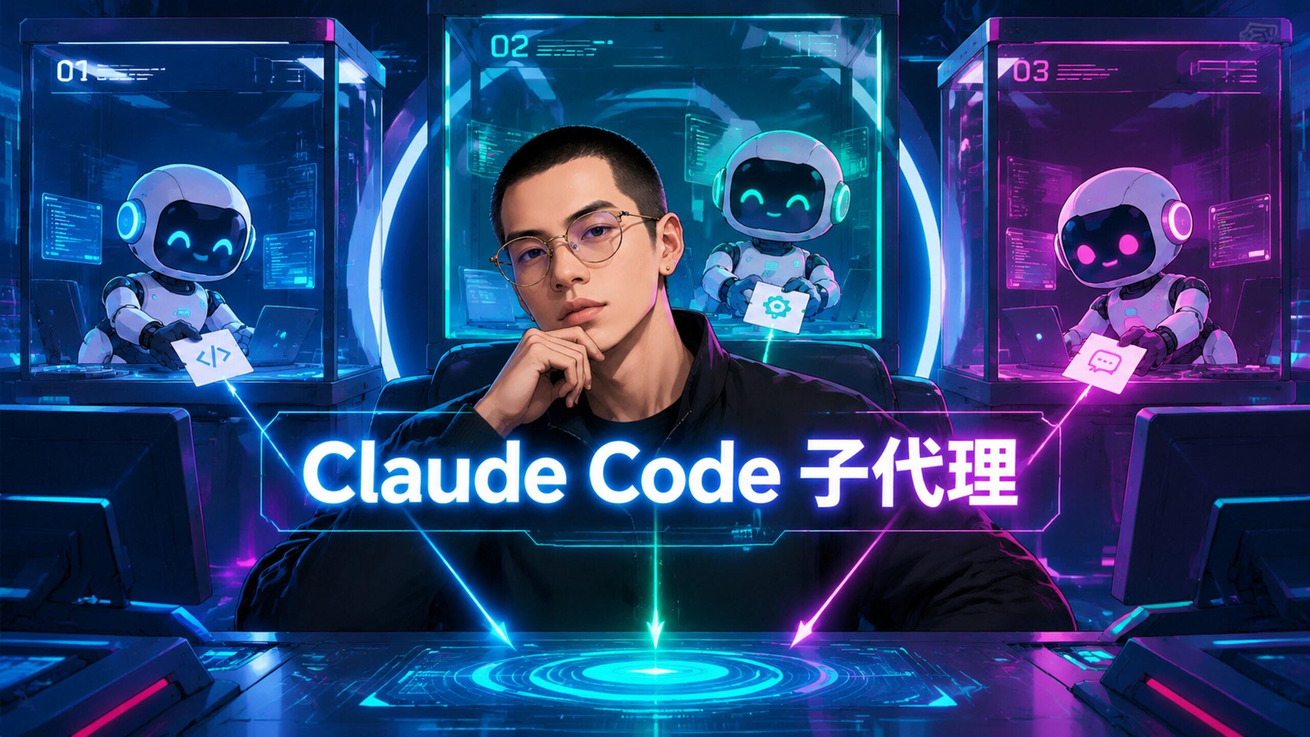 Claude Code 子代理 subagents：一次派 13 个 AI 干活，主对话只收 3 个结论